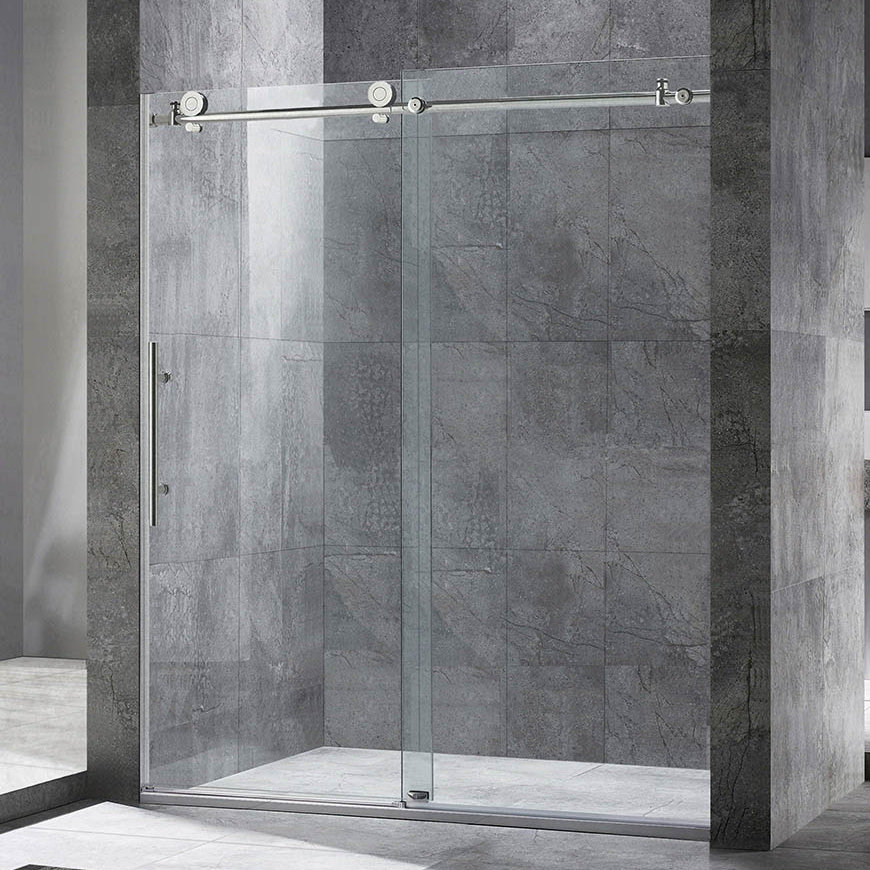 Single Sliding Frameless Shower Door